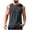 Mens Shirts Dark Gray, variant on Big & Tall Tank Tops Men Sleeveless Crew Neck Button Muscle Shirt Athletic Training Tee Fathers Gift