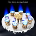 thumbnail image 6 of YIEMEEN Powerful Nine Chamber Flame Cooker Household Gas Stove Burners Assembly Burners, 6 of 12