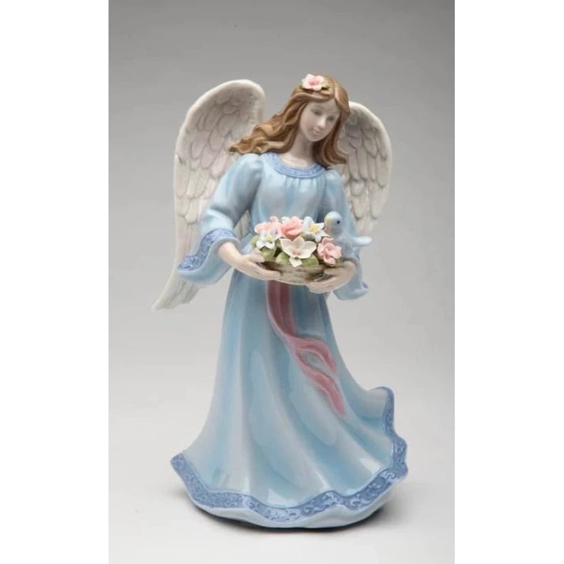 Amazon.com: Basic Spirit Blessing Angels Set of 4 Pewter