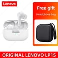thumbnail image 1 of Lenovo LP1S T-WS auriculares inalámbricos Bluetooth 5,0 auriculares deportivos auriculares impermeables con reducción de ruido y micrófono, 1 of 2