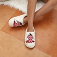 thumbnail image 2 of BERANMEY Halloween Slippers for Women Perfect Soft Plush Comfy Warm Slip-On Cute Womens Slippers Indoor Fluffy House Slippers for Women and Men Non-slip Fuzzy Flat Slides, 2 of 11