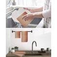 thumbnail image 5 of Red Orange Ombre Kitchen Dish Towels for Drying Dishes Set of 3, Modern Gradient Abstract Art Waffle Weave Microfiber Hand Tea Bathroom Towels Quick Dry & Absorbent Towel 15.7x23.6, 5 of 7