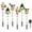 B, variant on Yucurem 6-Pack Moving Christmas Lights, Solar Waterproof Outdoor Decorative Outdoor LED Stakes, Santa Tree Snowman Reindeer Garden Stakes for Yard Porch Pathway (Snowman Elk)