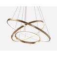 thumbnail image 4 of Aiwen 3 Tiered Modern LED Pendant Light Warm Light Effect Ambient Ceiling Lamp Gold, 4 of 7