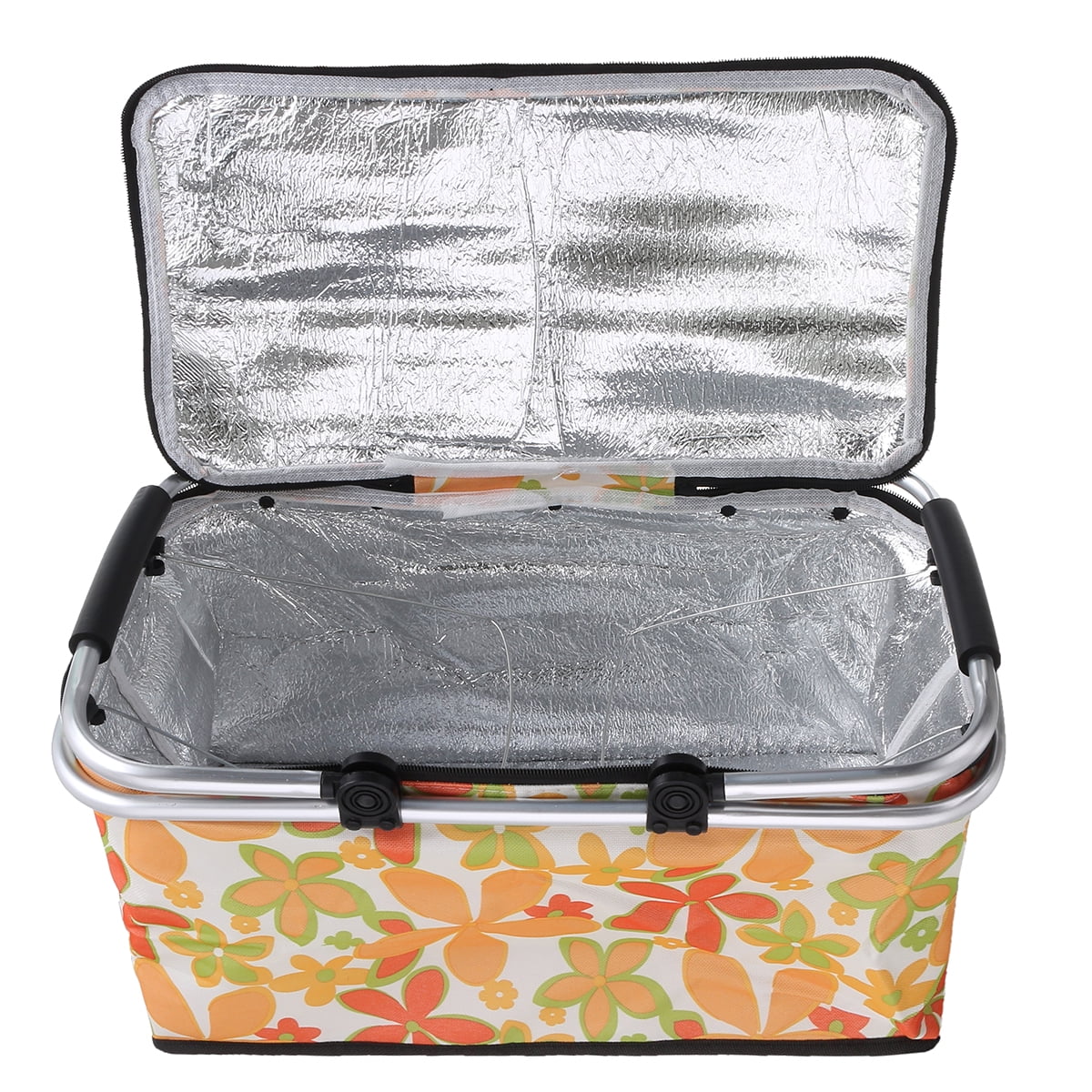 30L Large Collapsible Picnic Basket Insulated Heat & Cooler Portable