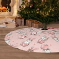 thumbnail image 6 of Sikiie Easter Rabbit 30-48 inches {designName} Print Christmas Tree Skirt Snowman Xmas Tree Skirt with Edge Christmas Decorations for Holiday Party30", 6 of 7