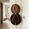 thumbnail image 4 of EGNMCR Home Decor, Room Decor, Wall Decor Boho Macrame Hat Hanger Wall Hat Rack With Tassel Hand Woven Cottons Hat Organizer For Cowboy Hats Fedoras Cotton thread hat stand, 4 of 5