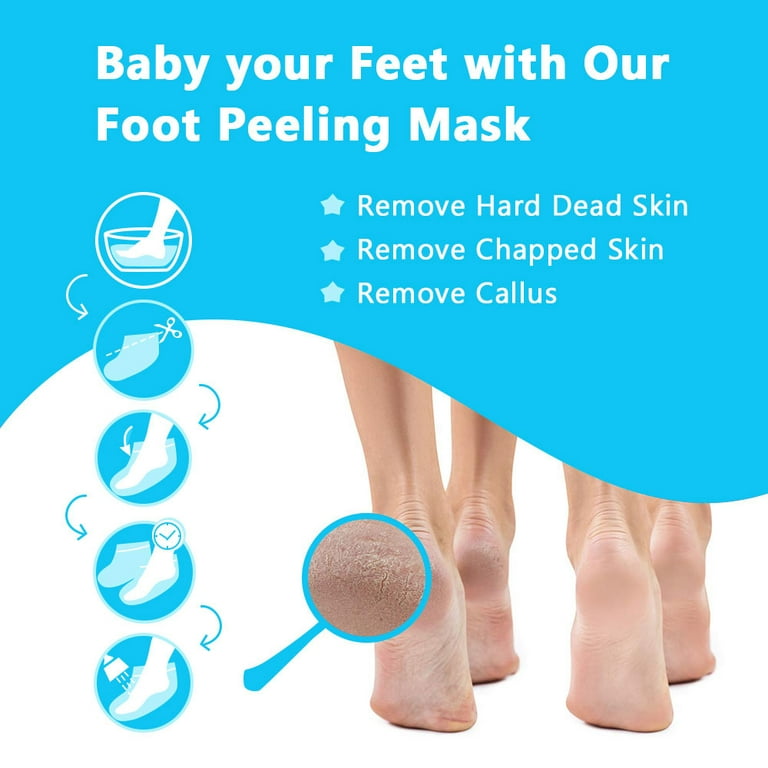 ALIVER Foot Peel Mask with Milk Feet Peeling Masks Make Your