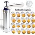 thumbnail image 2 of Kit para decorar galletas y tartas con discos de acero inoxidable y boquillas, 2 of 4