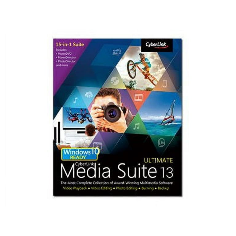 CyberLink Media Suite Ultimate - (v. 13) - license - 1 user
