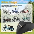 thumbnail image 3 of Funda para triciclo EVRBUL, 191 x 77 x 112 cm, impermeable y reflectante, 3 of 9
