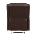 thumbnail image 5 of Lexicon Durant Faux leather Manual Recliner in Brown, 5 of 15