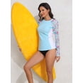 thumbnail image 6 of Charmo Women Long Sleeve Swimsuit Tops Sun Protection Rash Guard UPF 50+ Swim Shirts(No Thumb Holes), 6 of 6
