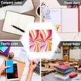 thumbnail image 6 of FORMRS 1-Subject Spiral Notebook 8" x 5" College Ruled 60 Refillable Sheet A5 Hard Cover, 2 Pack, Swirling Lines, 6 of 7