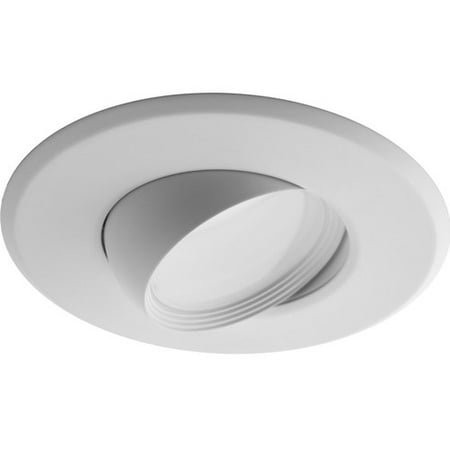 Eyeball Mirror - NICOR Lighting 5/6-Inch Dimmable 2700K Adjustable Eyeball LED Recessed Retrofit Downlight, White (DEB56-20-120-2K-WH)