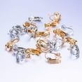 thumbnail image 3 of 20pcs Clip-on Earring Converter with Easy Open Loop for None Pierced Ears,Silver and Gold, 3 of 4