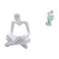 thumbnail image 1 of Figura Abstracta Creativa De Resina Para Mujer De Playa, Estatua De Dama, Escultura Artesanal, Colección De Adornos, Decoración De Mesa Para Sala De Estar., 1 of 8
