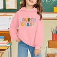 thumbnail image 2 of Ruyang Fourth Grade Hooded Sweatshirts First Day of School Hoodies Girls Boys Back To School Hoodie Trendy Pullover Top, 2 of 5