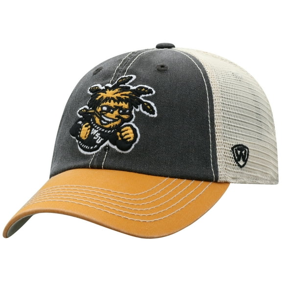 Men's Top of the World  Black Wichita State Shockers Off Road Adjustable Trucker Hat
