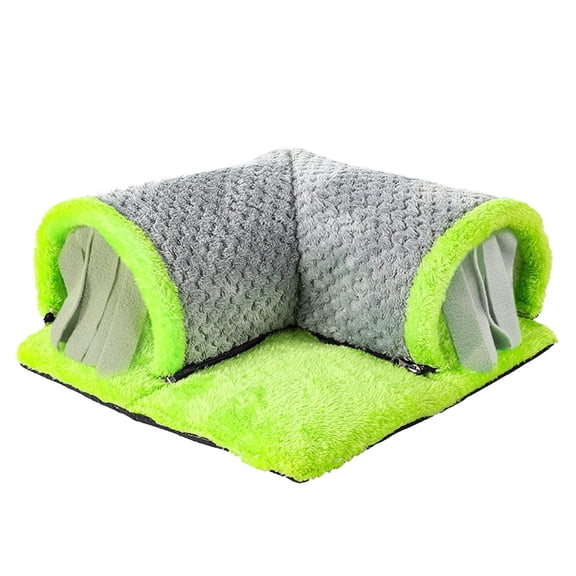 Pet Bedding for Small Animals Soft Removable Tunnel Bed with Durable Hideout Tube Shelter for Hamster Hedgehog Rabbits and Other Tiny Indoor Cozy