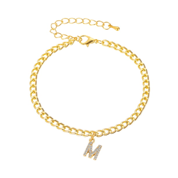 Xihbxyly Pulsera de Diamantes para Mujer, Accesorios de Vestir, Hebilla Abierta, Oro y Pulsera