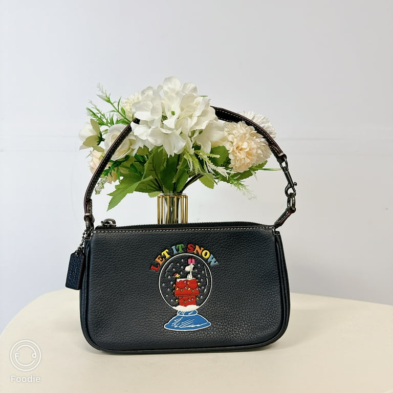 Coach X Peanuts Nolita 19 With Snoopy Let It Snow Motif