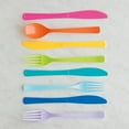 thumbnail image 5 of (6 pack) Plastic Disposable Forks, Light Blue, 24 Pieces, by Way To Celebrate, 5 of 7