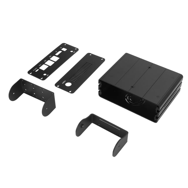 Mini Carcasa De Computadora, Carcasa De Metal Fácil De Instalar, Ajuste Perfecto, Refrigeración De Aleación De Aluminio Con Soporte Para Cámara Para Kits NX
