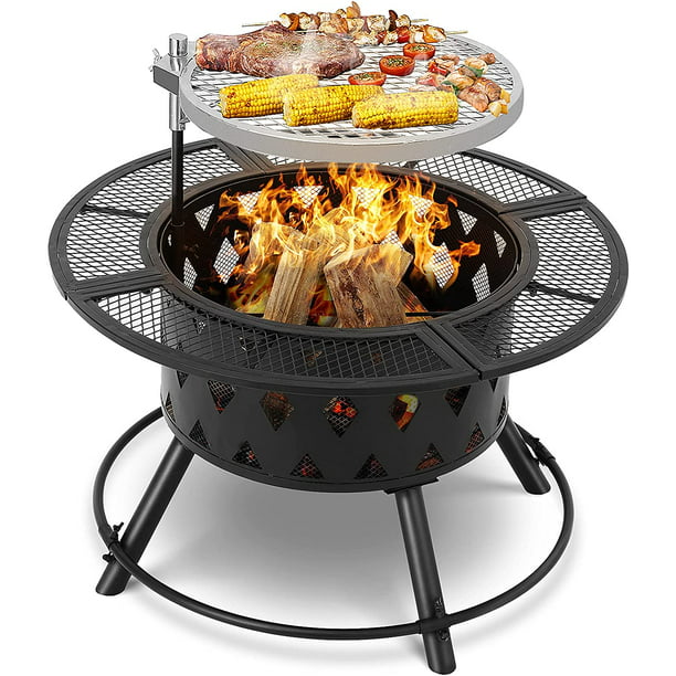 Outdoor Wood Burning Fire Pit, Bighorn Fire Pit