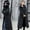 Black, variant on Womens Puffer Jacket, Winter Coats for Women Fashion Long Hooded Padded Bubble Coat with Faux Fur Collar