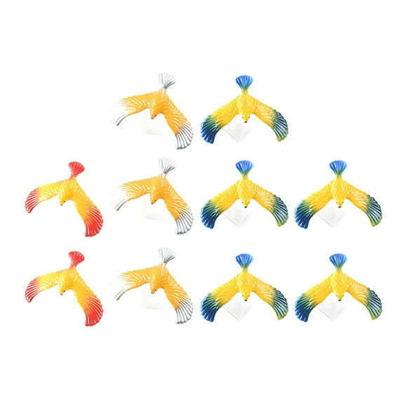 Quentinu 10pcs Balance Bird Gravity Eagle Bird Finger Balance Toys Kids Educational Toys