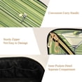 thumbnail image 5 of FORMRS Makeup Bag Travel Cosmetic Organizer for Women Fold Flat Zipper Pouch with Handle, Green Martini Glass, 5 of 8