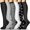 Black White Gray, variant on 6 Pairs Copper Compression Socks for Women & Men Circulation 15-20 mmhg - Better Blood Flow, Swelling, Best Support for Medical, Running, Nursing