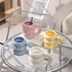 thumbnail image 5 of Advancent Taza de cerámica para café, té, agua, tazas creativas, contenedor de desayuno, taza colorida para parejas, tazas nórdicas de oficina, regalo Teteras Azul Advancent HA081409-04, 5 of 6