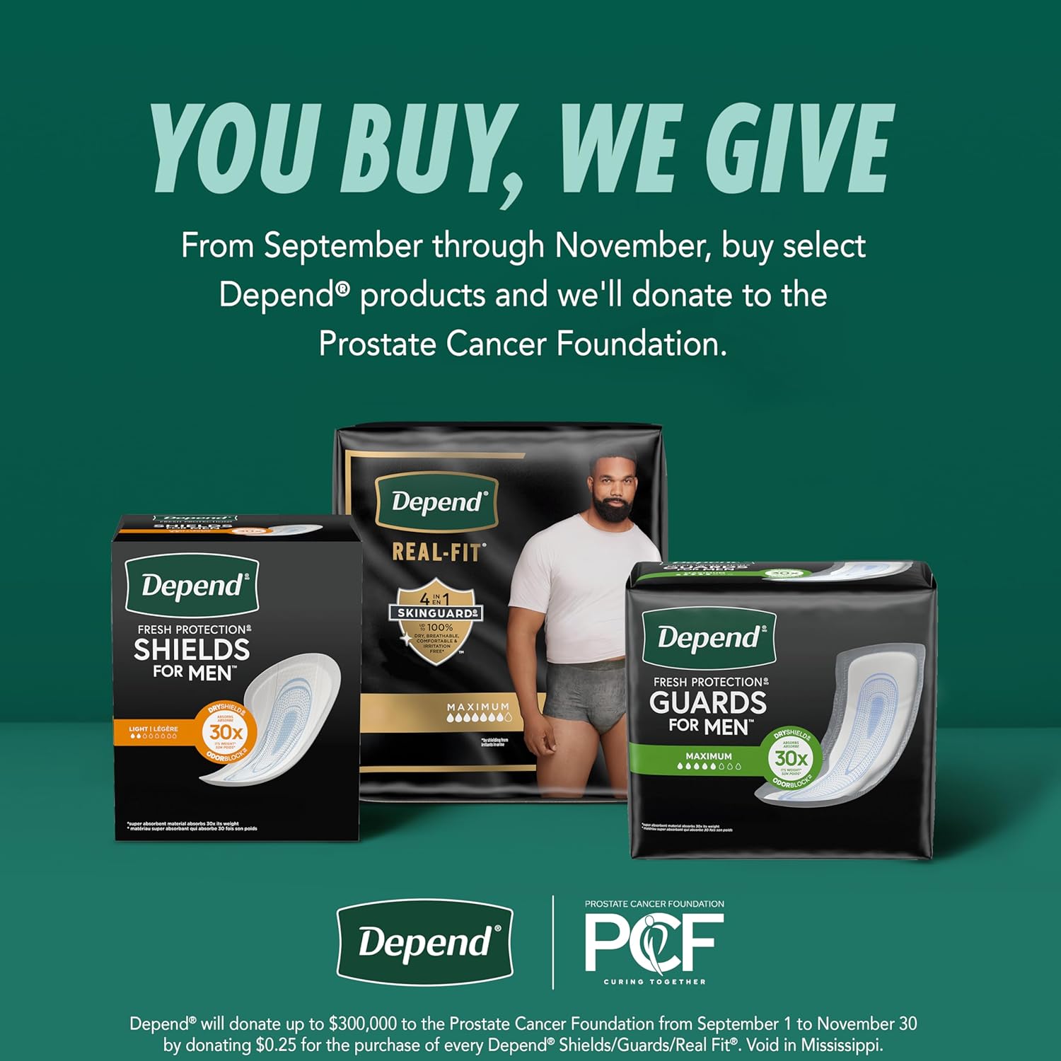 Depend Real Fit Incontinence Underwear for Men, Disposable, Maximum Absorbency, Large/Extra Large, Black, 52 Count (2 packs of 26), Packaging May Vary