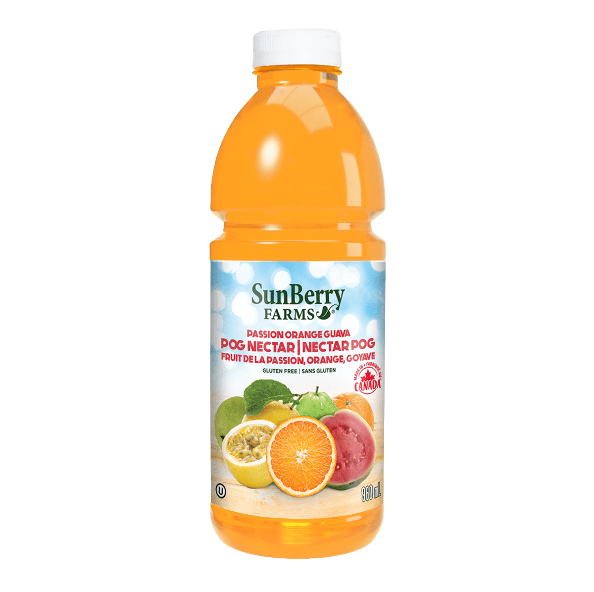 SunBerry Farms Nectar de Goyave Orange Passion, 960 ml Volume/quantité – 960 ml/1