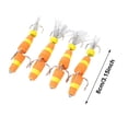 thumbnail image 3 of Tong 4Pcs Soft Foam MultiJointed Density Swim With 2 Treble Hook Enduring Soft, 3 of 6