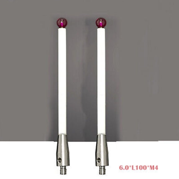 2 Pcs Renishaw A-5000-3712 CMM Sonde Stylet 100mm Tige en Céramique-6mm Embout Boule