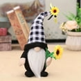 thumbnail image 5 of 2PCS Sunflower Gnomes Plush Decorations, Summer Spring Gnomes, Scandinavia Buffalo Plaid Sunflower Gnome Plush for Tiered Tray Kitchen Decor, Farmhouse Swedish Nisse Tomte Home Oranment, 5 of 9