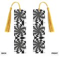thumbnail image 2 of Kdxio 3D Vortex Illusion Print Metal Tassel Bookmarks,Perfect Gift for Art Lovers and Bookworms Metal Bookmarks for Women, 2 of 8