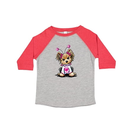 

Inktastic Love Bug Yorkie Gift Toddler Boy or Toddler Girl T-Shirt
