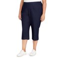 thumbnail image 3 of Alfred Dunner Womens Plus-Size Relaxed Denim Capri, 3 of 6