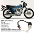 thumbnail image 2 of <p>Ignition Switch Ignition Starter Switch Ignition Switch With Keys 4 Wire Ignition Switch Reliable Stable Wear  Ignition Starter Switch With Keys For CL175 CB350 CB450</p>, 2 of 7