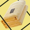 thumbnail image 4 of Air Conditioner Quilt Double Sided Soft Comfortable Cat Feeling Cut Flowers Portable Summer Cool Blanket for Office Sofa lemon Yellow 150x200cm/59.1x78.7in, 4 of 5