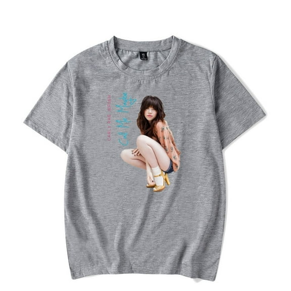 Carly Rae Jepsen Merch T-shirt Classic Cute Print Short Sleeve Unisex Retro Streetwear