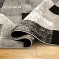 thumbnail image 4 of Home Dynamix Catalina Bismark Contemporary Geometric Area Rug, Grey/Black, 5'3"x7'2", 4 of 10
