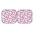 thumbnail image 7 of Goofa Orchids Flowers Pattern 2 Piece Car Windshield Sun Shade Foldable | Front Windshield Shade for Sun, Heat and UV Rays | Sunshade for Car Front Window-Large, 7 of 7