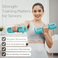 thumbnail image 3 of EAST MOUNT Adjustable Dumbbells Set of 2 - Women Hand Weights 2lb/3lb/4lb/5lb Weight Set 10 lbs/Pair Hand Weights for Home Office Gym Workout, 3 of 8