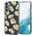 thumbnail image 1 of TalkingCase Thin Slim Case Compatible for Samsung Galaxy S22 5G, Daisy Floral Print, Lightweight, Flexible, Soft, USA, 1 of 7