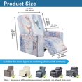 thumbnail image 7 of HUIACONG Wisteria Hummingbird Print 4-Piece Recliner Chair Slipcovers, Side Pockets Full Elastic Edges Wrinkle, Washable No Tools Needed Furniture Protector for Living Room, 7 of 7
